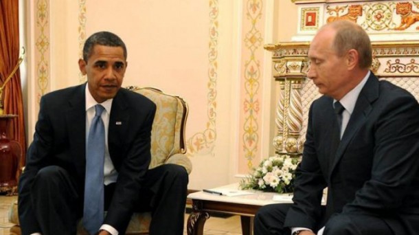 Los presidentes de EE. UU. y Rusia, Barack Obama y Vladimir Putin. EFE