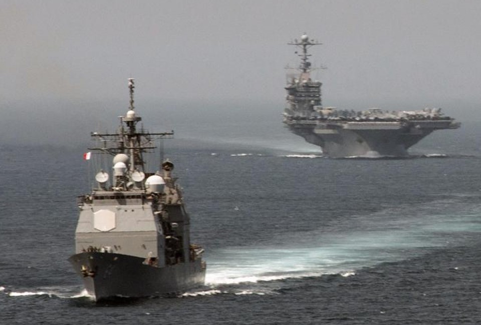 EE. UU. ha movilizado varios buques de guerra. Foto: EFE