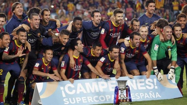 El Barcelona, campeón. Foto: EFE