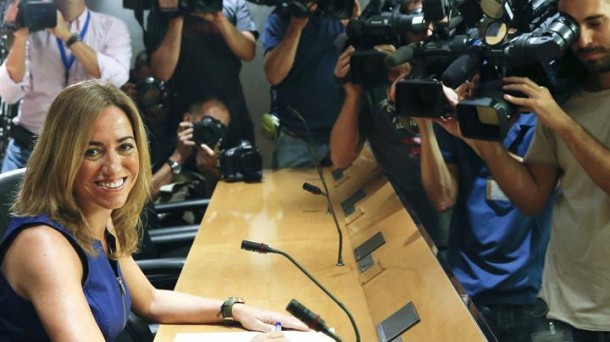 Carme Chacón renuncia al cargo de secretaria general del PSOE. Foto de archivo. EiTB