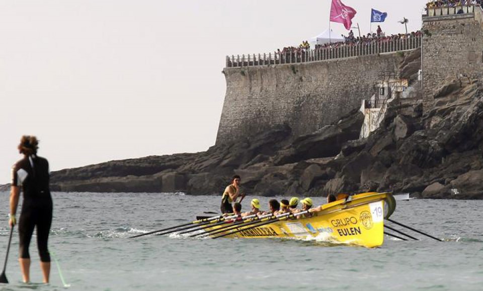 Sailkatze estropada. Argazkia: EFE