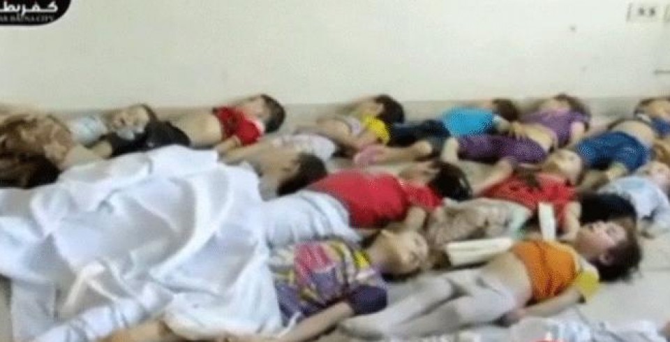 Difunden duras imágenes de las víctimas del supuesto ataque de Siria