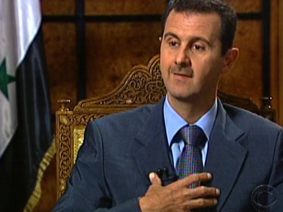 Siriako presidenteak telebista-kate batean eman du erabakiaren berri. Irudia: EiTB 