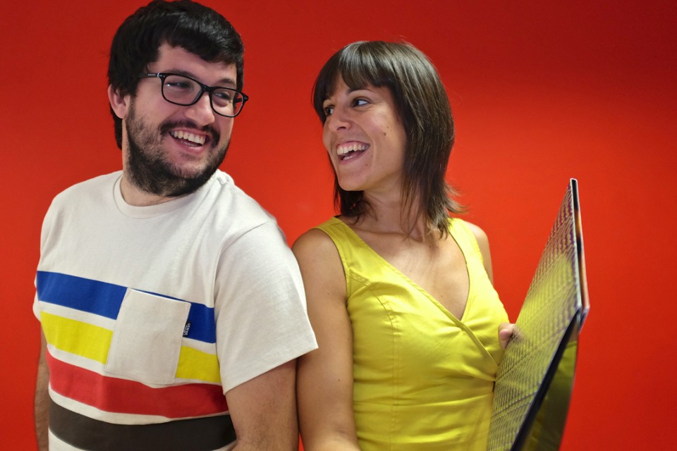 B Aldea 2013-2014: Ainhoa Urretabizkaia eta Xabier Doncel. Foto: EiTB