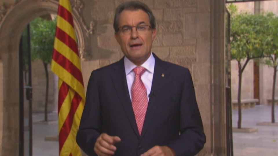 Artur Mas: 'El pueblo de Cataluña debe ser consultado el próximo año'