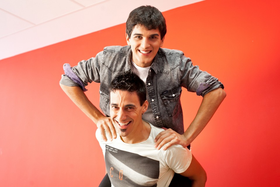 Top Gaztea, 2013-2014: Joseba Sacristan y Oihan Vega. Foto: EiTB