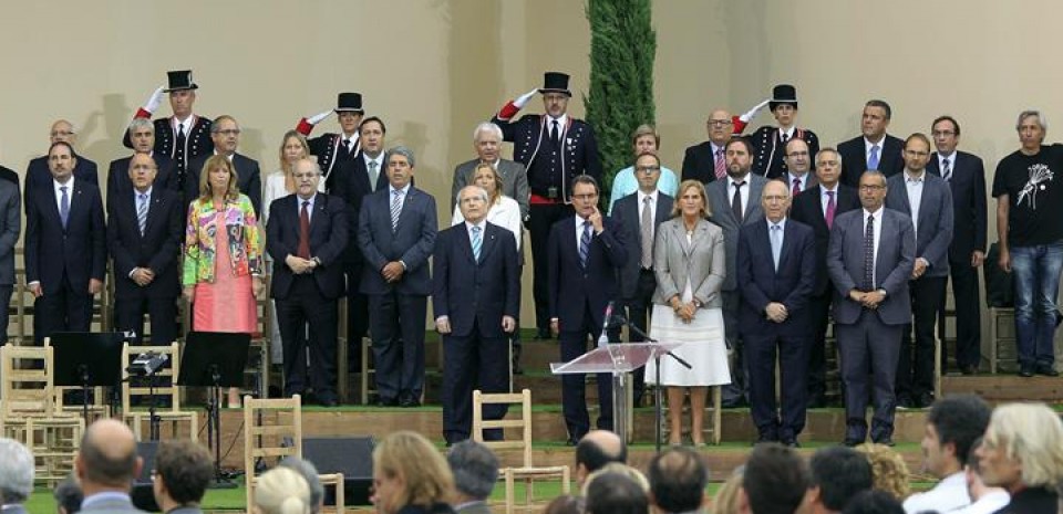 Kataluniak bere Festa Nazionala, Diada, ospatu du. (EFE)