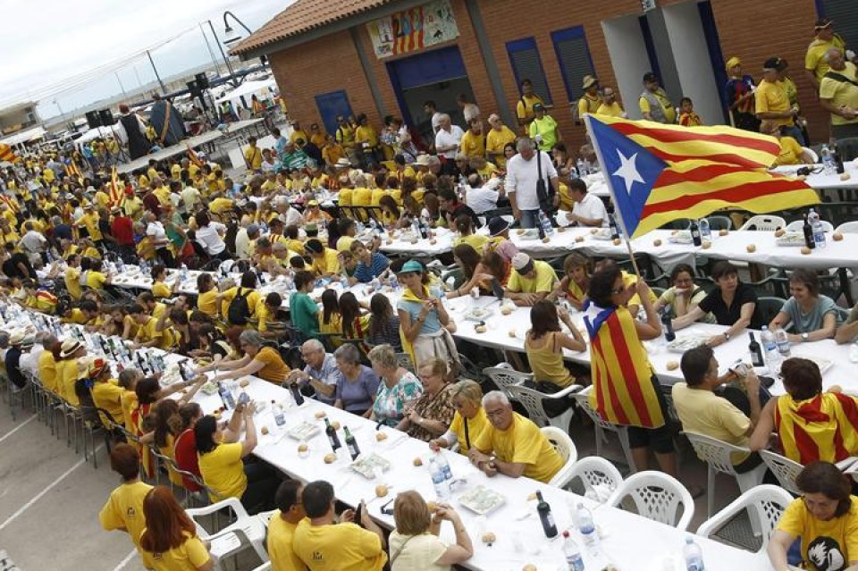 Kataluniak bere Festa Nazionala, Diada, ospatu du. (EFE)