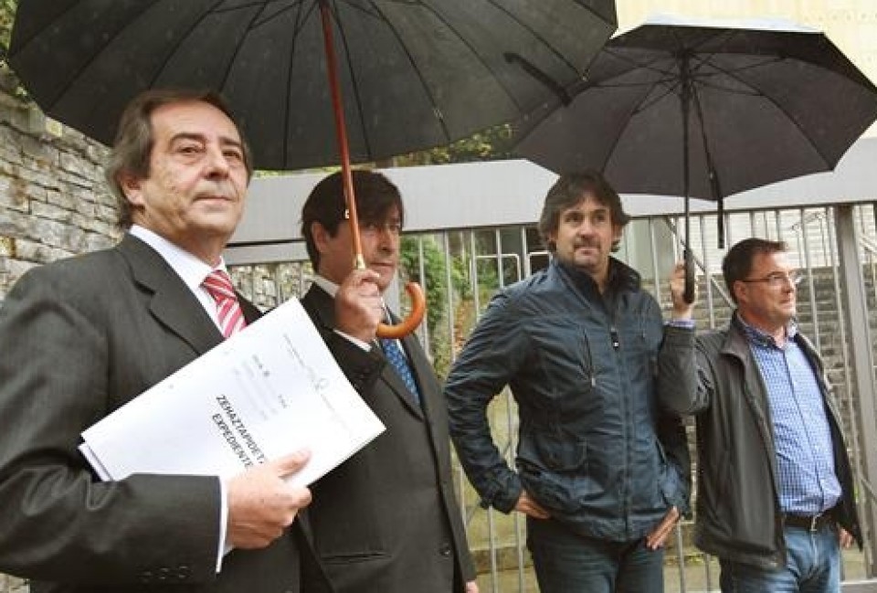 José María Gorroño tras declarar ante el juez. Foto:EFE