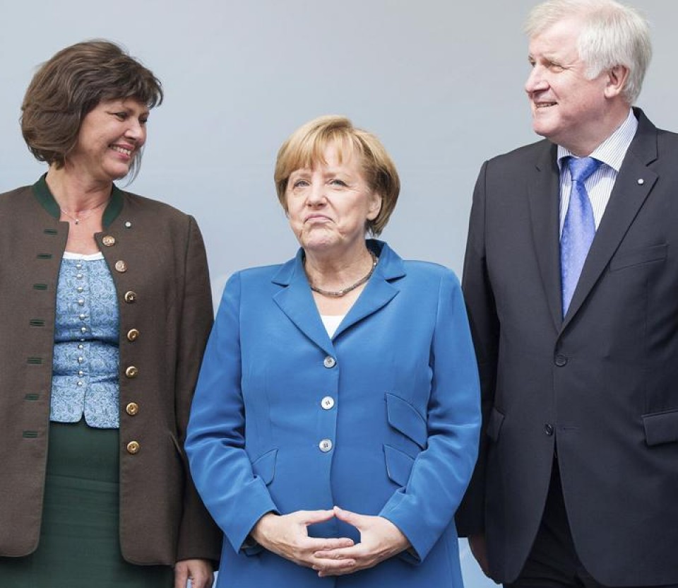 La semana que viene Merkel tiene la cita en las elecciones generales. Foto: EFE