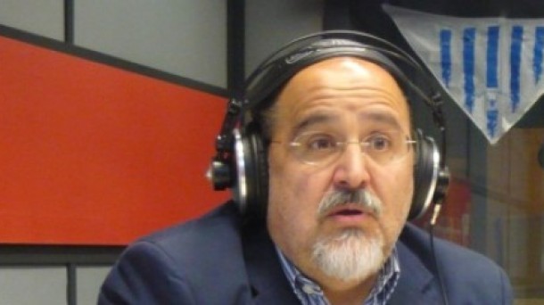 Txarli Prieto, secretario general del PSE de Álava, en Radio Vitoria. 16/09/2013
