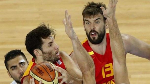 Italia-España. Foto: EFE