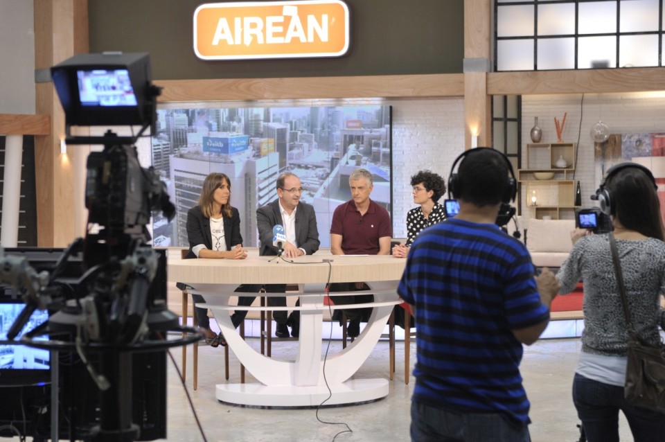 Ilaski Serrano, Pello Sarasola, Usoa Arbelaitz eta Jaime Otamendi