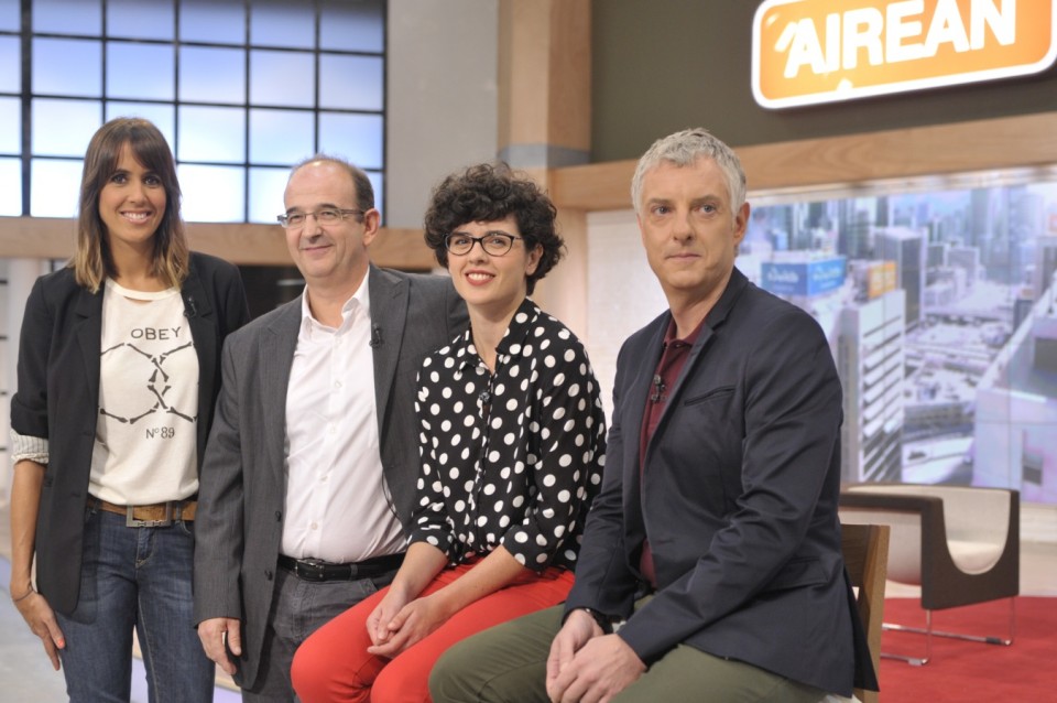 Ilaski Serrano, Pello Sarasola, Usoa Arbelaitz eta Jaime Otamendi