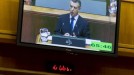 Iñigo Urkullu lehendakaria, Eusko Legebiltzarrean, politika orokorreko eztabaidan. (EFE) title=