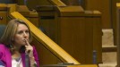Arantza Quiroga (PP), Eusko Legebiltzarrean, politika orokorreko eztabaidan. (EFE) title=