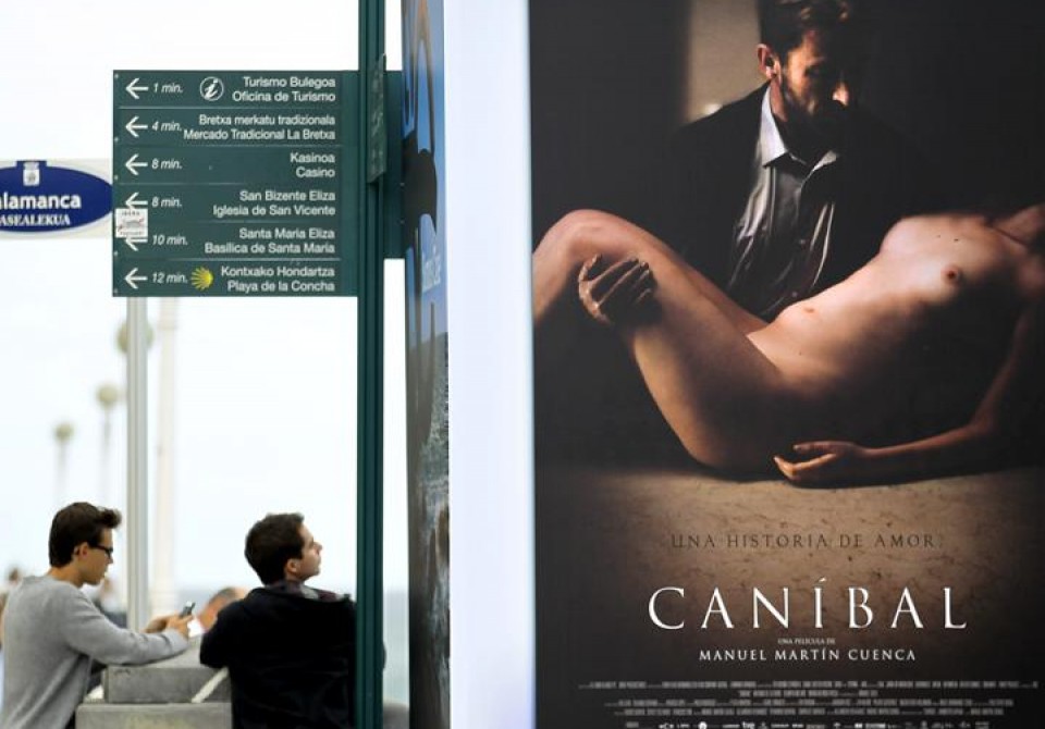 Cartel de 'Canibal'. Foto: EFE