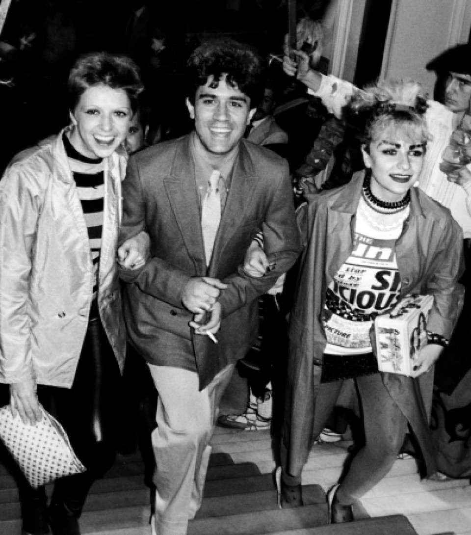 Pedro Almodovar, Alaska eta Blanca Sánchez (1980). Argazkia: sansebastianfestival.com