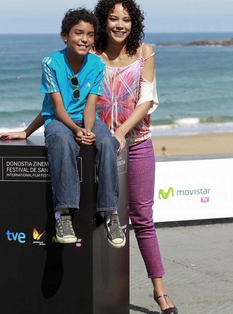 Samantha Castillo y Samuel Lange. Foto: Efe.
