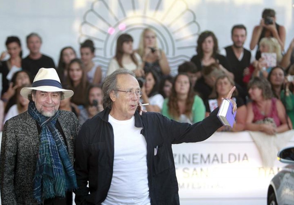 Joan Manuel Serrat y Joaquín Sabina. Foto: Efe.