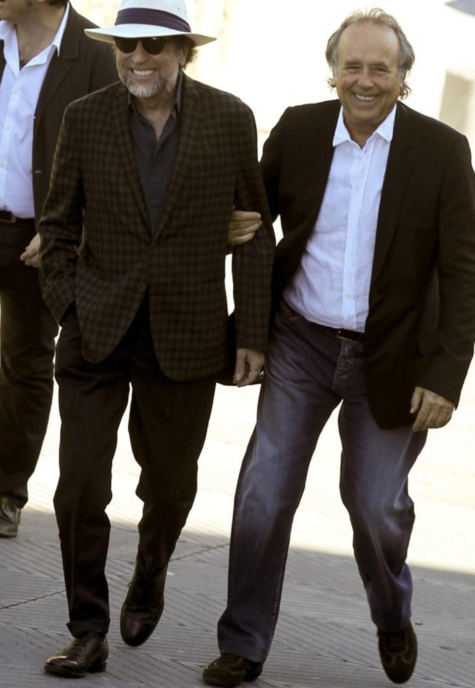 Joan Manuel Serrat y Joaquín Sabina. Foto: Efe.