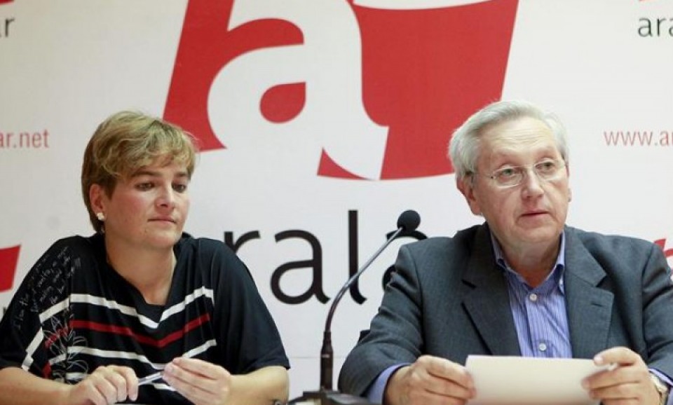 Aralar critica que Urkullu retrase a 2015 el nuevo estatus político