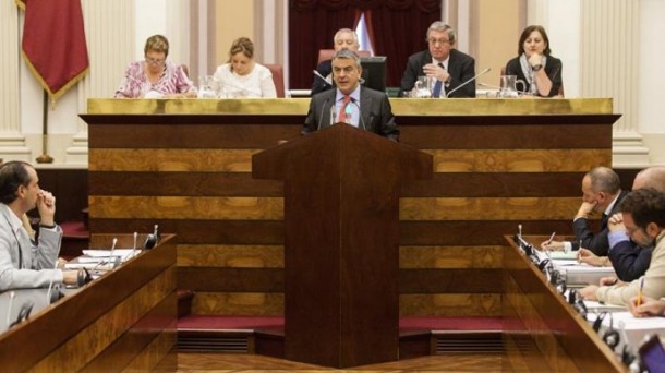 Javier De Andrés, durante su intervención. EFE.