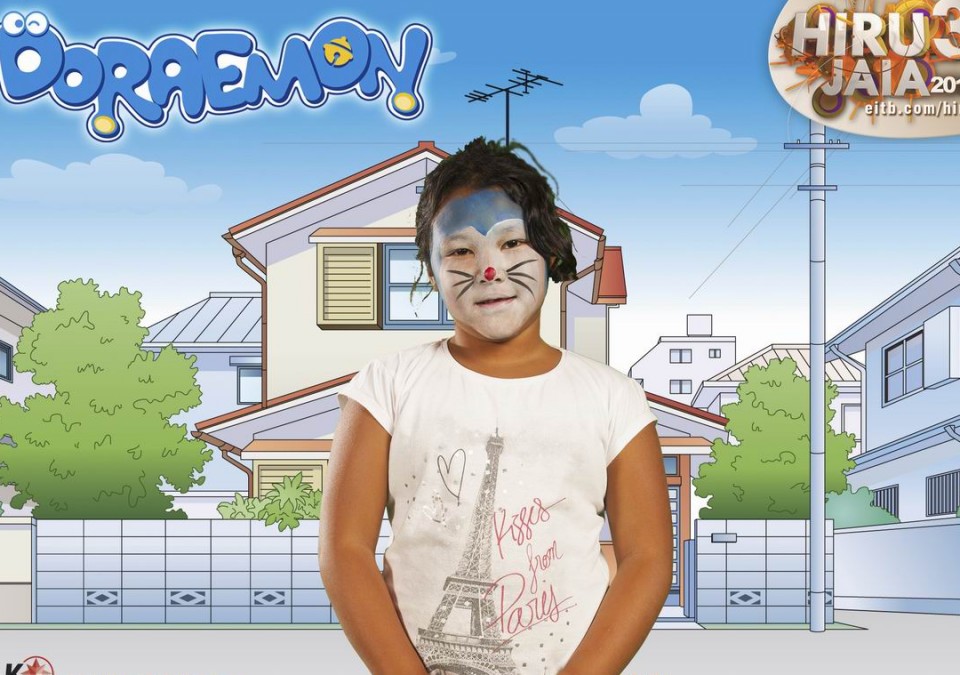 Doraemon-en photocallea.