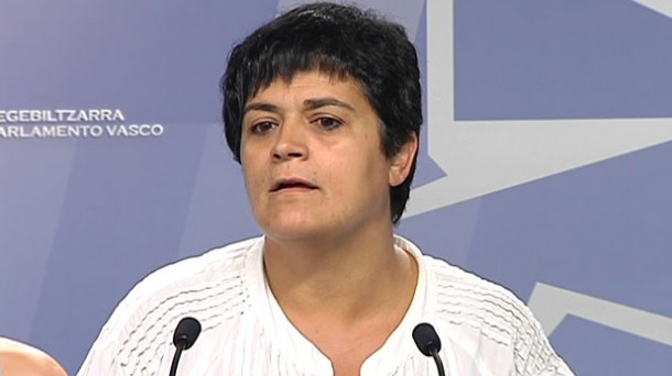 Marian Beitialarrangoitia, parlamentaria de EH Bildu. Foto: EiTB.