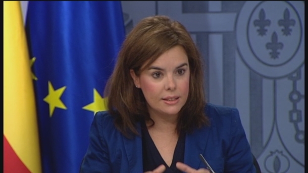 Soraya Saenz de Santamaria Espainiako Gobernuko presidenteordea. Argazkia: EiTB.