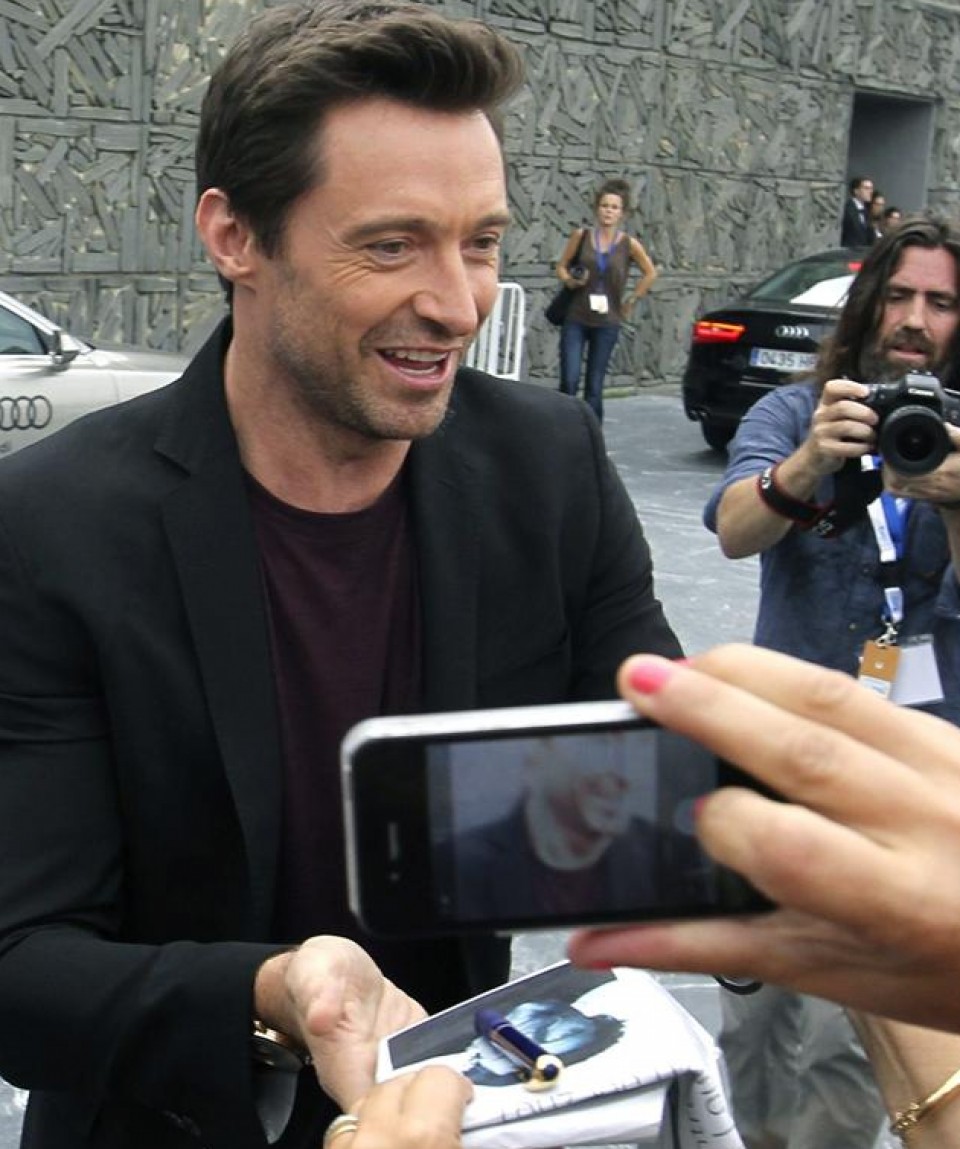 hugh Jackman, en el photocall del Kursaal. Foot: EFE