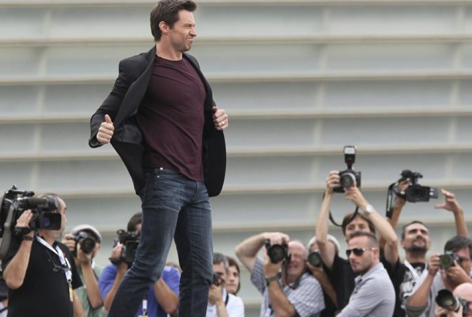 hugh Jackman, en el photocall del Kursaal. Foot: EFE