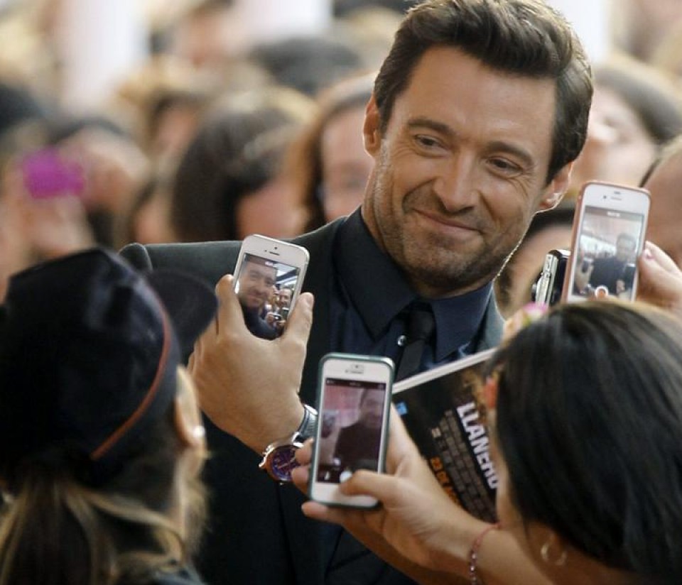 Hugh Jackman, llegando a la entrega del Premio Donostia. (EFE)