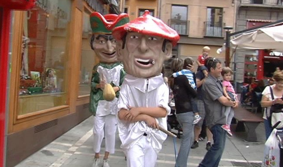 San Fermín Txikito en Pamplona. Imágenes de archivo de EiTB. 