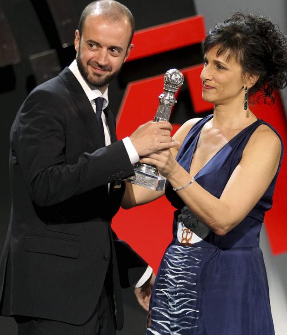 Fernando Franco y Mariela Besuievsky. Foto: Efe.