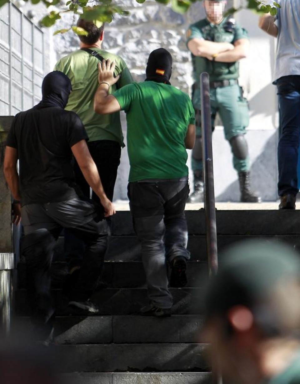 Operación contra Herrira en septiembre de 2013.Foto: EFE