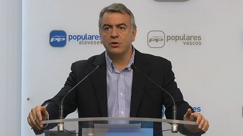Javier de Andrés, diputado general de Araba. Foto: ETB.