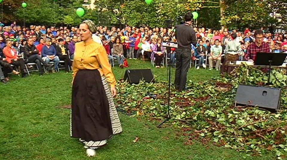 La fiesta de las Ikastolas de Gipuzkoa se celebra este domingo en Tolosa.