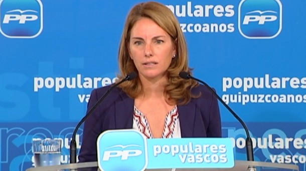 Arantza Quiroga (PP). EITB.