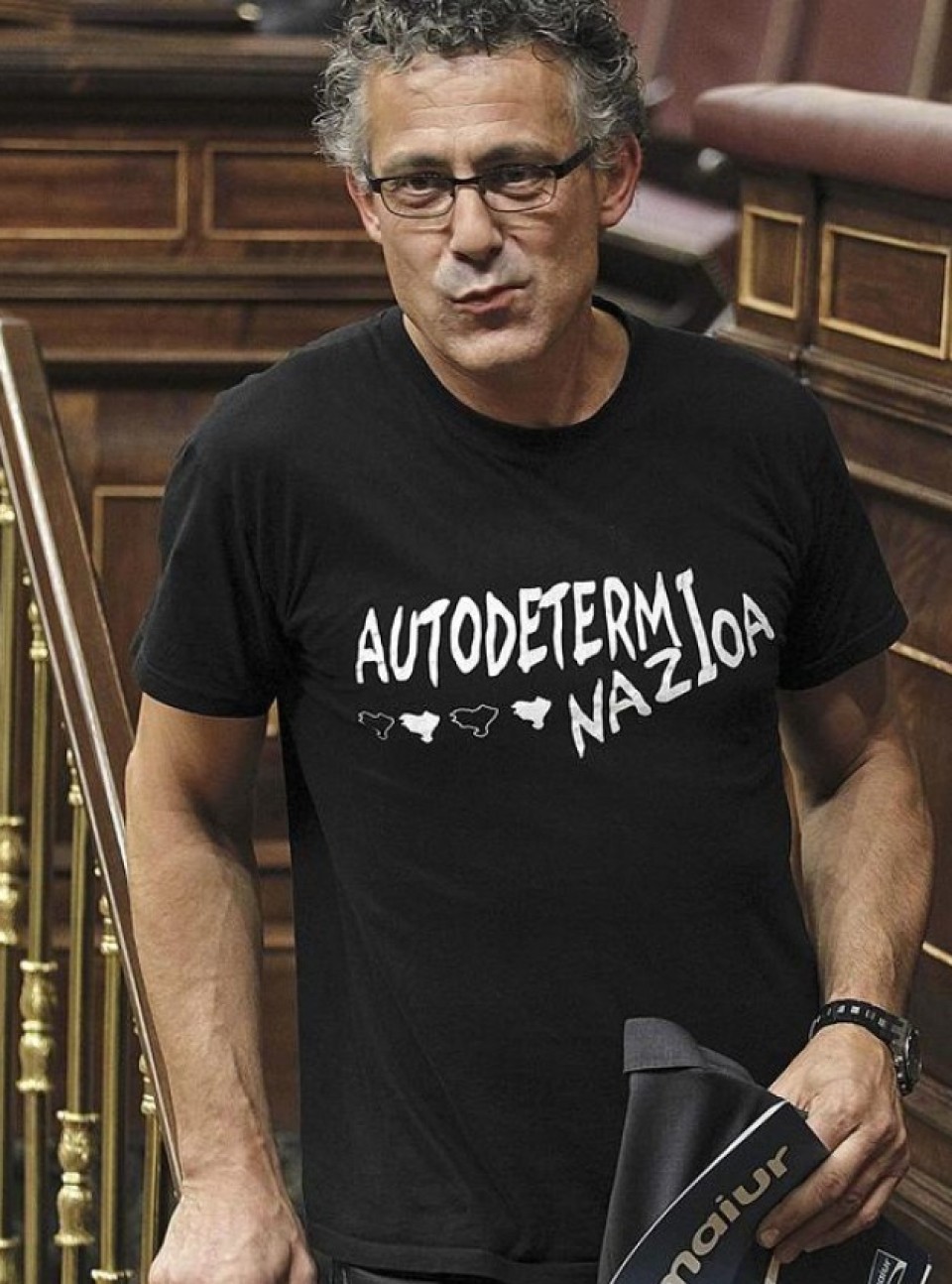 Xabier Mikel Errekondo, portavoz de Amaiur en el Congreso de los Diputados.