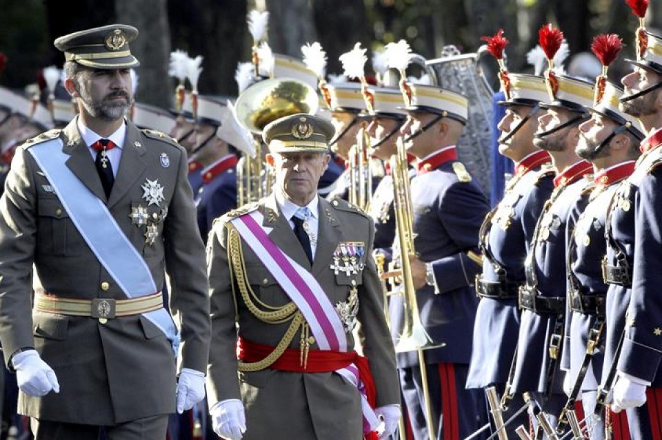 El rey Juan Carlos ha faltado por primera vez a la celebración. Foto: EFE