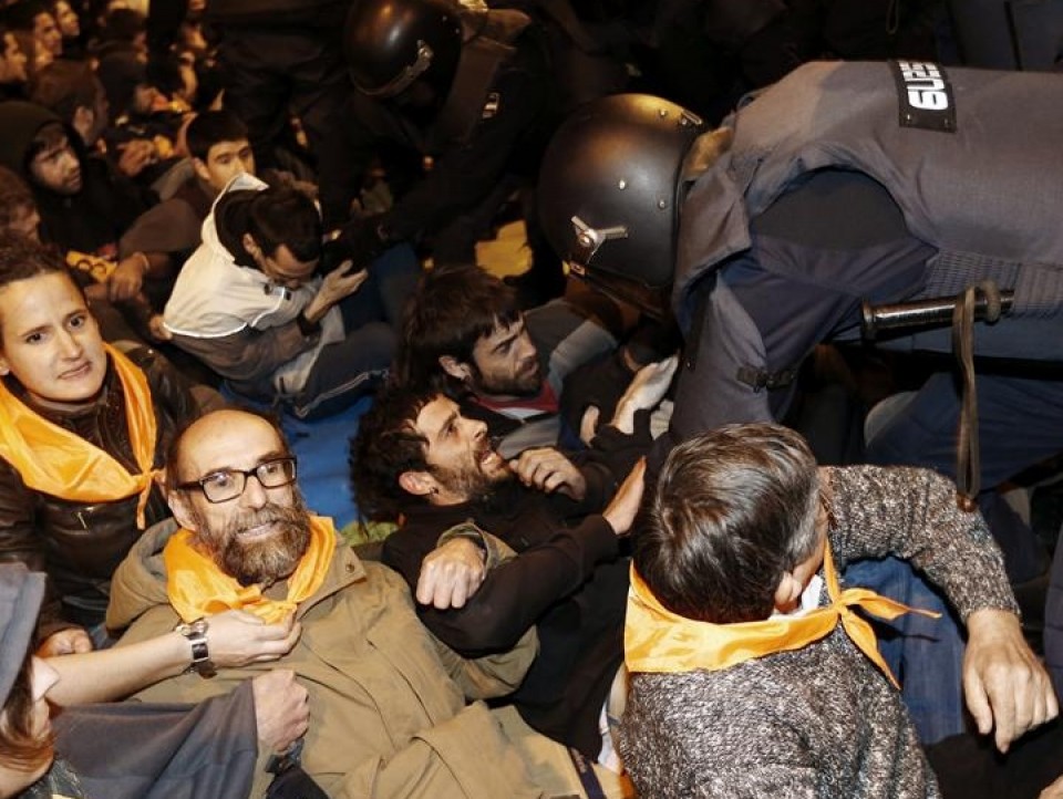 Luis Goñiren atxiloketa. Argazkia: EFE.