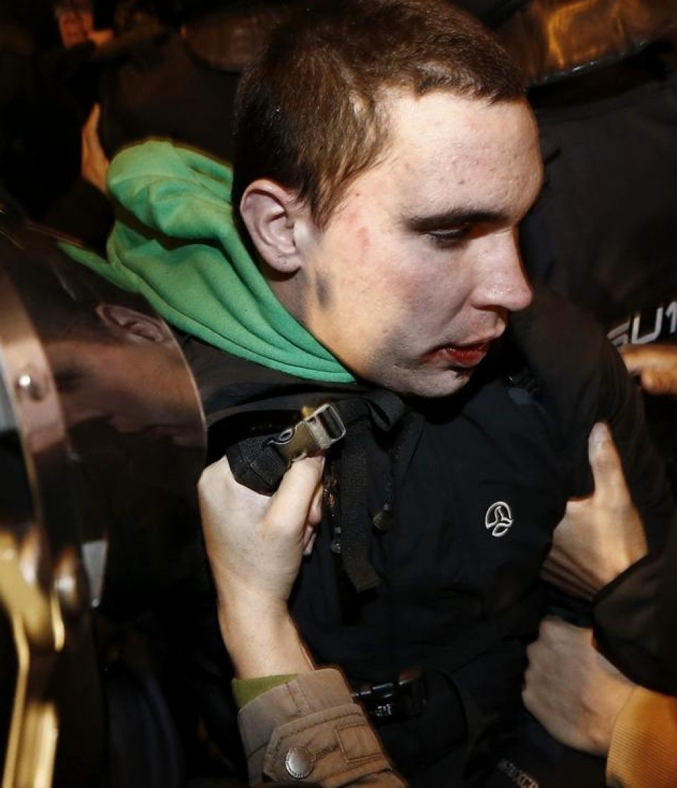 Luis Goñiren atxiloketa. Argazkia: EFE.