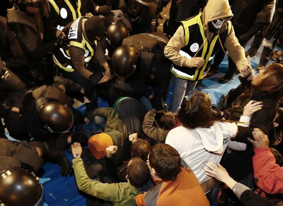 Luis Goñiren atxiloketa. Argazkia: EFE.