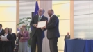 Euskaltzaindia recibe el premio 'Ciudadano Europeo'