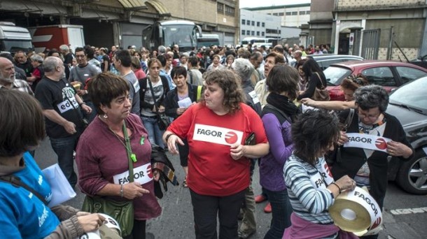 Fagorreko langileen protesta, Basaurin.