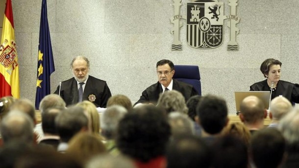 Sesión del juicio por las 'herriko tabernas' en la Audiencia Nacional. Foto: Efe.