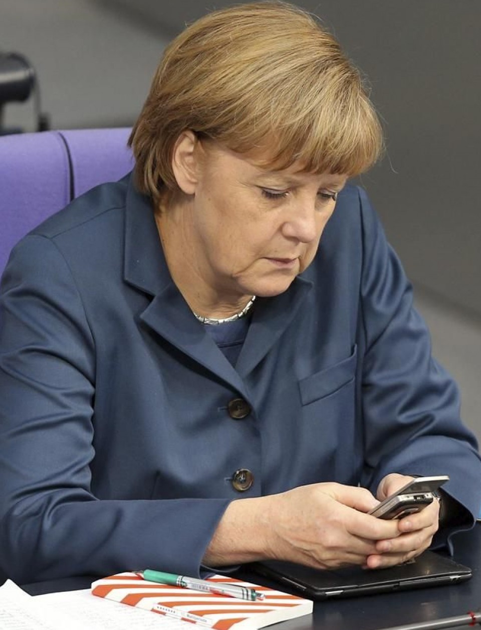 Angela Merkel Alemaniako kantzilerra. Argazkia: EFE