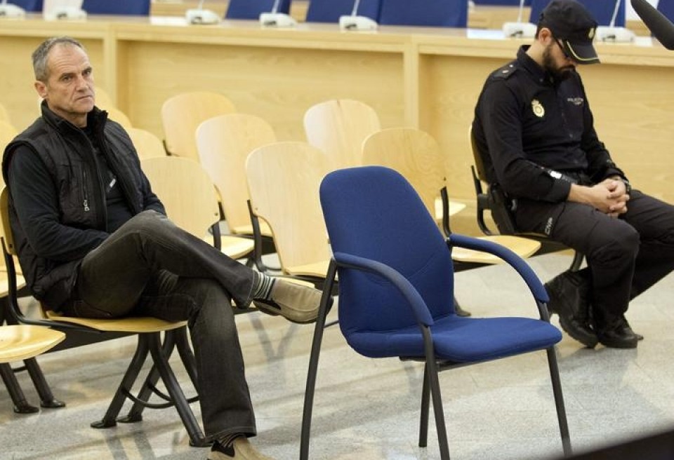 Josetxo Arizkuren durante un juicio en la Audiencia Nacional. Foto de archivo: EFE