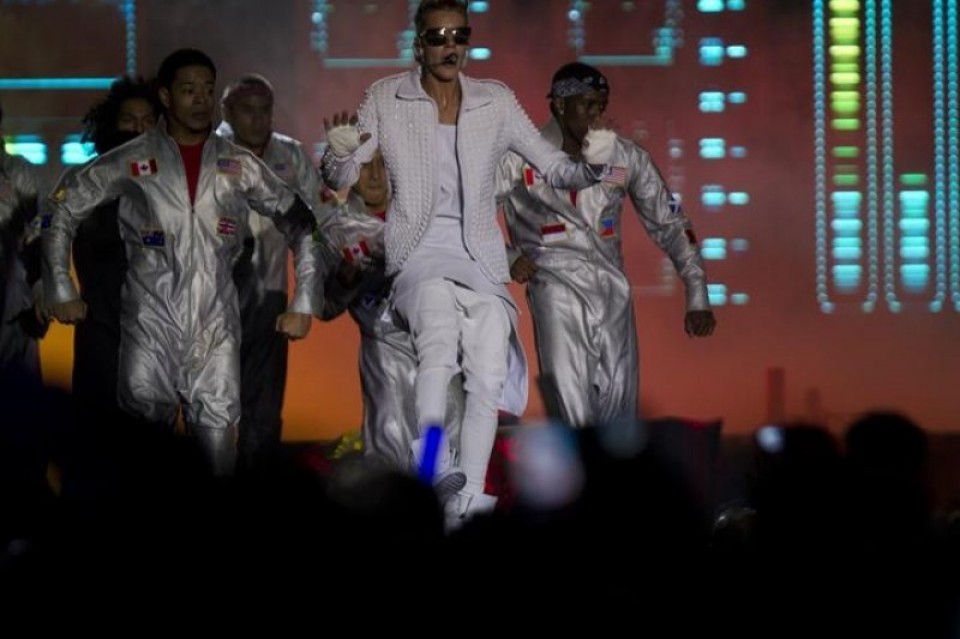 Concierto de Justin Bieber en Guatemala. Foto: EFE